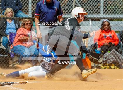 Thumbnail 1 in Hart County vs West Laurens (GHSA Slow Pitch Semifinal) photogallery.