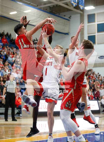 Thumbnail 3 in Judge Memorial vs. Manti (UHSAA 3A Semifinal) photogallery.