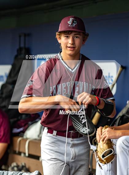 Thumbnail 1 in Fayetteville vs. Abbott (UIL 1A Baseball Semifinal) photogallery.