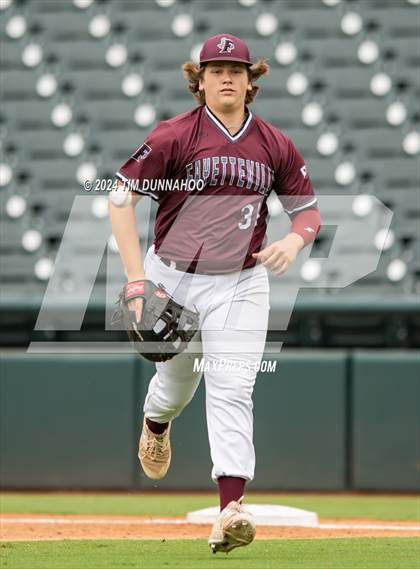 Thumbnail 3 in Fayetteville vs. Abbott (UIL 1A Baseball Semifinal) photogallery.