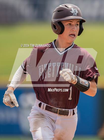 Thumbnail 3 in Fayetteville vs. Abbott (UIL 1A Baseball Semifinal) photogallery.