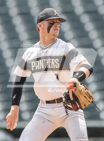 Thumbnail 1 in Fayetteville vs. Abbott (UIL 1A Baseball Semifinal) photogallery.