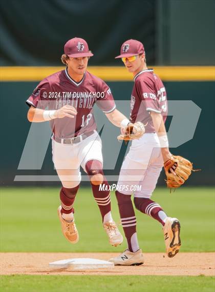 Thumbnail 2 in Fayetteville vs. Abbott (UIL 1A Baseball Semifinal) photogallery.