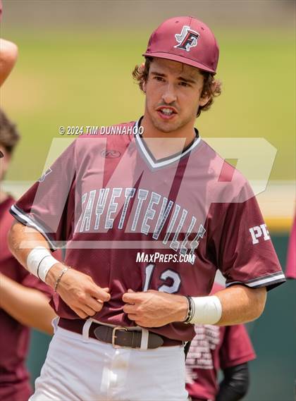 Thumbnail 1 in Fayetteville vs. Abbott (UIL 1A Baseball Semifinal) photogallery.