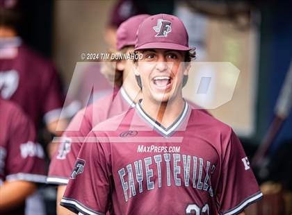 Thumbnail 1 in Fayetteville vs. Abbott (UIL 1A Baseball Semifinal) photogallery.