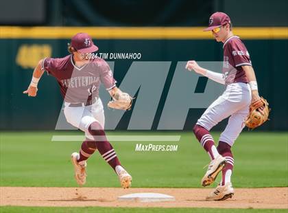 Thumbnail 1 in Fayetteville vs. Abbott (UIL 1A Baseball Semifinal) photogallery.