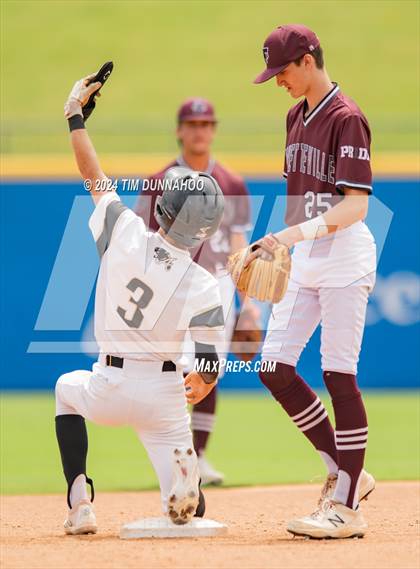 Thumbnail 2 in Fayetteville vs. Abbott (UIL 1A Baseball Semifinal) photogallery.