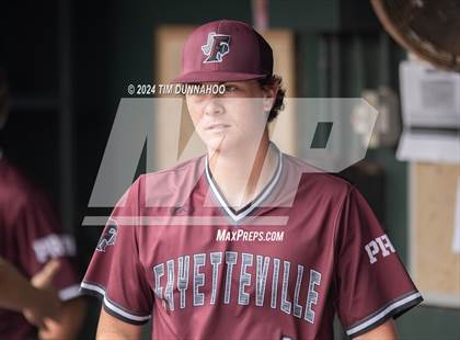 Thumbnail 2 in Fayetteville vs. Abbott (UIL 1A Baseball Semifinal) photogallery.