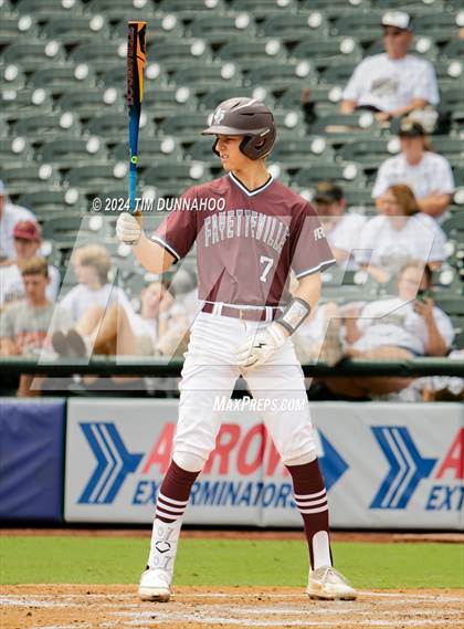 Thumbnail 3 in Fayetteville vs. Abbott (UIL 1A Baseball Semifinal) photogallery.