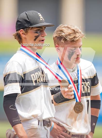 Thumbnail 2 in Fayetteville vs. Abbott (UIL 1A Baseball Semifinal) photogallery.