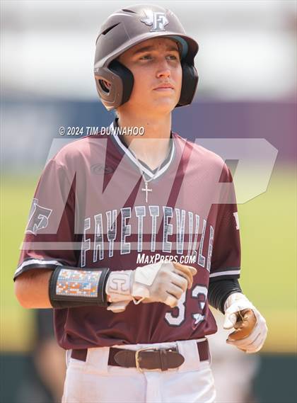 Thumbnail 1 in Fayetteville vs. Abbott (UIL 1A Baseball Semifinal) photogallery.
