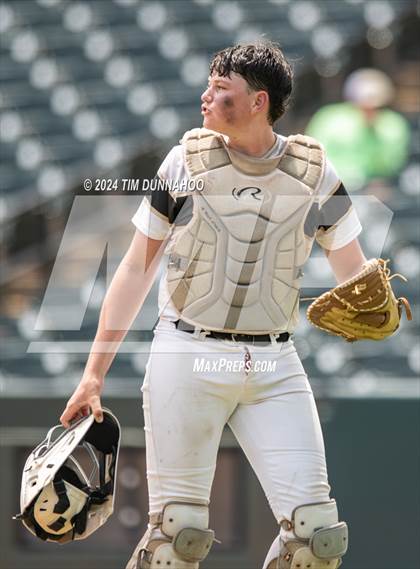 Thumbnail 1 in Fayetteville vs. Abbott (UIL 1A Baseball Semifinal) photogallery.
