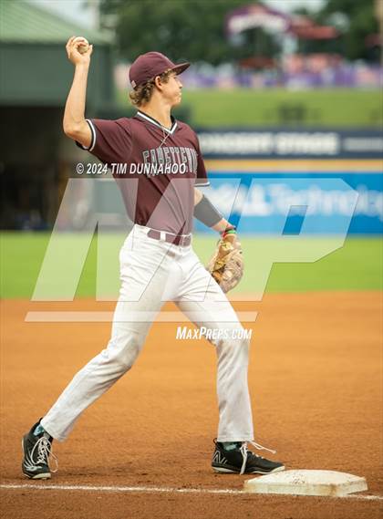 Thumbnail 1 in Fayetteville vs. Abbott (UIL 1A Baseball Semifinal) photogallery.