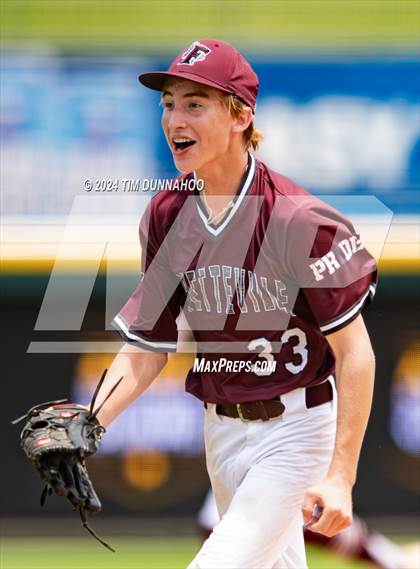 Thumbnail 2 in Fayetteville vs. Abbott (UIL 1A Baseball Semifinal) photogallery.