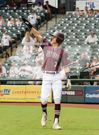 Thumbnail 2 in Fayetteville vs. Abbott (UIL 1A Baseball Semifinal) photogallery.