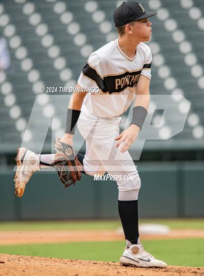 Thumbnail 1 in Fayetteville vs. Abbott (UIL 1A Baseball Semifinal) photogallery.