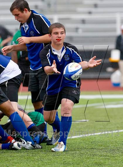 Thumbnail 2 in Stamford Academy vs Southington (Division 2 Semifinal) photogallery.