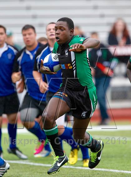 Thumbnail 2 in Stamford Academy vs Southington (Division 2 Semifinal) photogallery.
