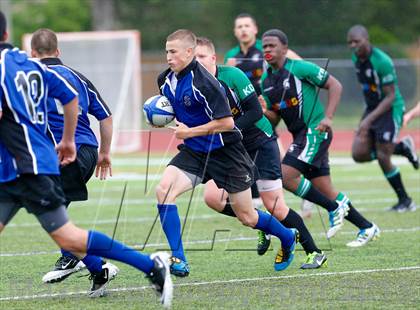 Thumbnail 2 in Stamford Academy vs Southington (Division 2 Semifinal) photogallery.