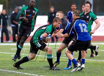 Thumbnail 2 in Stamford Academy vs Southington (Division 2 Semifinal) photogallery.