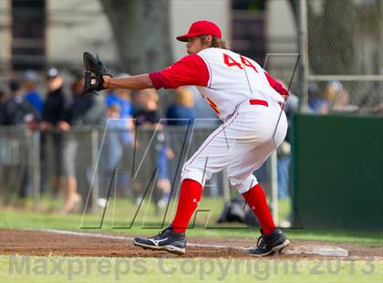 Thumbnail 2 in Central Catholic vs. Oakdale (CIF SJS D4 Final) photogallery.