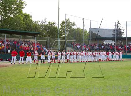Thumbnail 2 in Central Catholic vs. Oakdale (CIF SJS D4 Final) photogallery.