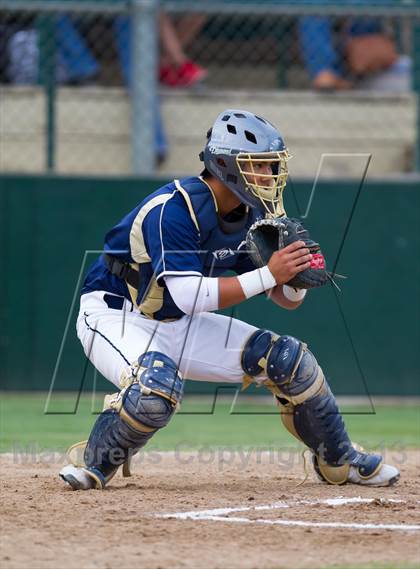 Thumbnail 2 in Central Catholic vs. Oakdale (CIF SJS D4 Final) photogallery.