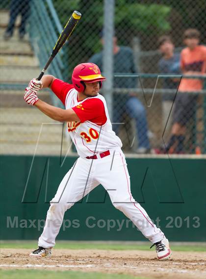 Thumbnail 2 in Central Catholic vs. Oakdale (CIF SJS D4 Final) photogallery.