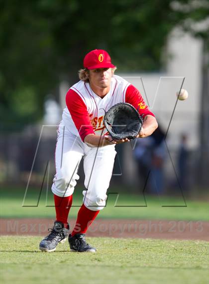 Thumbnail 2 in Central Catholic vs. Oakdale (CIF SJS D4 Final) photogallery.