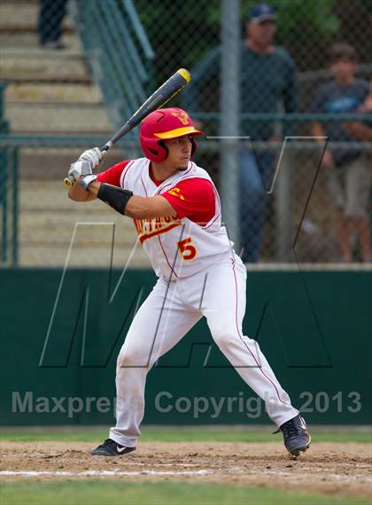 Thumbnail 2 in Central Catholic vs. Oakdale (CIF SJS D4 Final) photogallery.