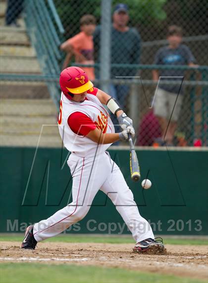 Thumbnail 3 in Central Catholic vs. Oakdale (CIF SJS D4 Final) photogallery.