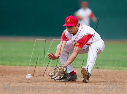 Thumbnail 2 in Central Catholic vs. Oakdale (CIF SJS D4 Final) photogallery.