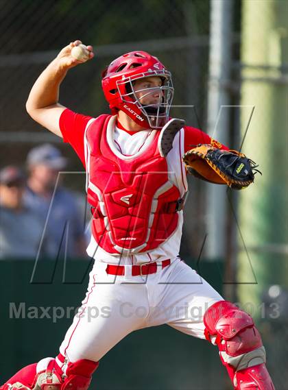 Thumbnail 2 in Central Catholic vs. Oakdale (CIF SJS D4 Final) photogallery.