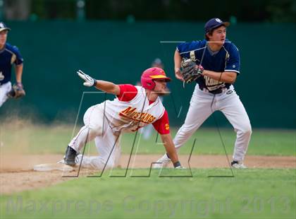 Thumbnail 2 in Central Catholic vs. Oakdale (CIF SJS D4 Final) photogallery.
