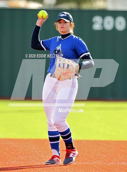 Thumbnail 3 in Mt. Pleasant vs Allen (Allen Tournament) photogallery.