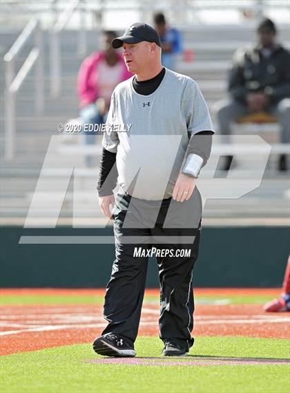 Thumbnail 1 in Mt. Pleasant vs Allen (Allen Tournament) photogallery.