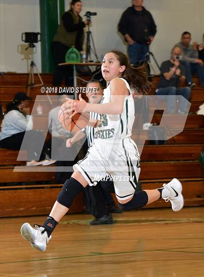 Thumbnail 3 in Woodside Priory vs. Fairmont Prep (St. Mary's Stockton MLK Showcase) photogallery.
