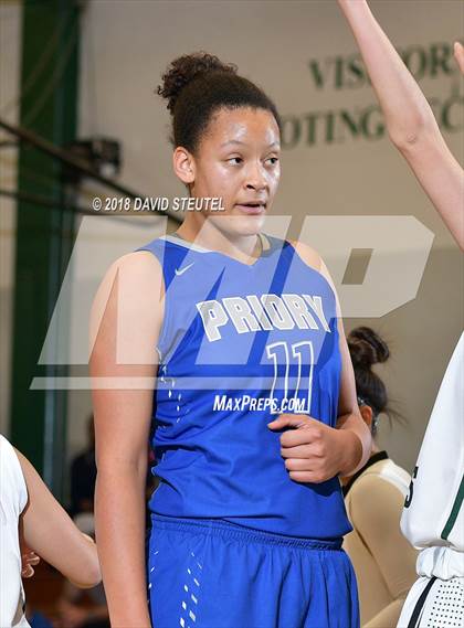 Thumbnail 1 in Woodside Priory vs. Fairmont Prep (St. Mary's Stockton MLK Showcase) photogallery.