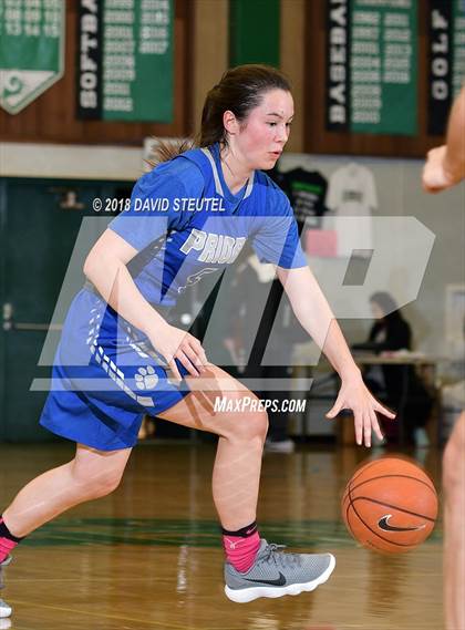 Thumbnail 3 in Woodside Priory vs. Fairmont Prep (St. Mary's Stockton MLK Showcase) photogallery.