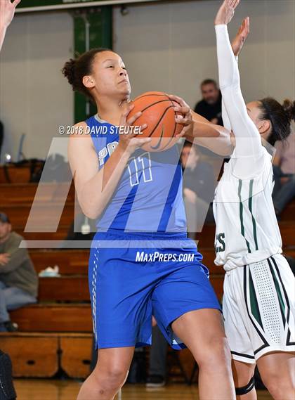 Thumbnail 1 in Woodside Priory vs. Fairmont Prep (St. Mary's Stockton MLK Showcase) photogallery.