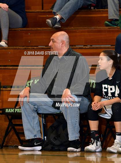 Thumbnail 1 in Woodside Priory vs. Fairmont Prep (St. Mary's Stockton MLK Showcase) photogallery.