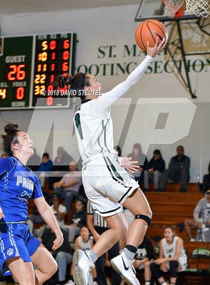 Thumbnail 2 in Woodside Priory vs. Fairmont Prep (St. Mary's Stockton MLK Showcase) photogallery.