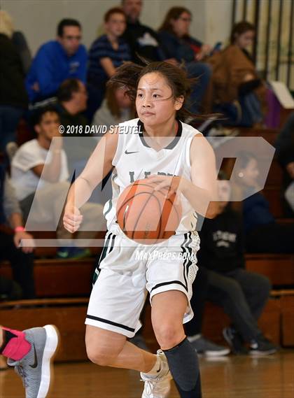 Thumbnail 3 in Woodside Priory vs. Fairmont Prep (St. Mary's Stockton MLK Showcase) photogallery.