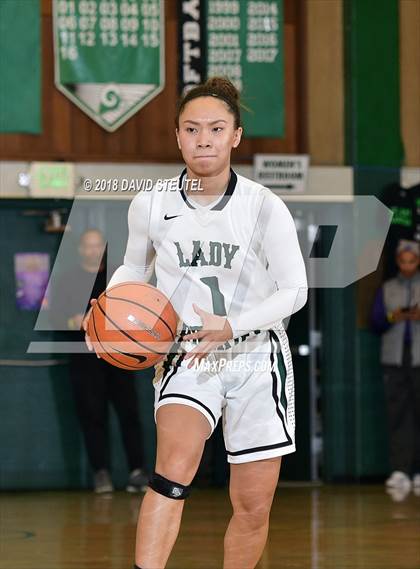 Thumbnail 3 in Woodside Priory vs. Fairmont Prep (St. Mary's Stockton MLK Showcase) photogallery.