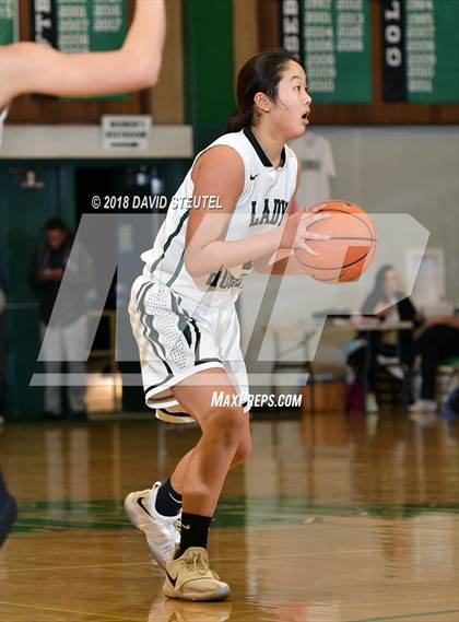 Thumbnail 3 in Woodside Priory vs. Fairmont Prep (St. Mary's Stockton MLK Showcase) photogallery.
