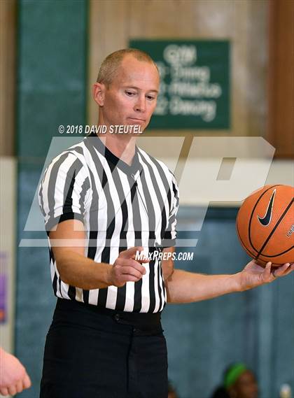 Thumbnail 1 in Woodside Priory vs. Fairmont Prep (St. Mary's Stockton MLK Showcase) photogallery.