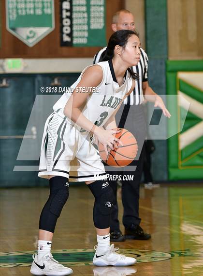 Thumbnail 1 in Woodside Priory vs. Fairmont Prep (St. Mary's Stockton MLK Showcase) photogallery.