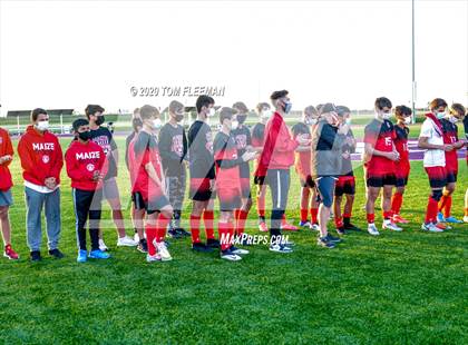 Thumbnail 2 in Maize vs Aquinas (KSHSAA 5A Final) photogallery.