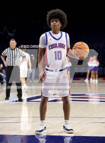 Thumbnail 2 in The Gregory School vs Coolidge (McKale Center) photogallery.