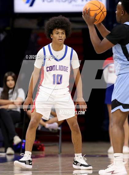 Thumbnail 2 in The Gregory School vs Coolidge (McKale Center) photogallery.